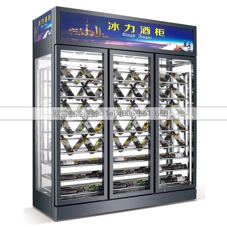 503三门四面玻璃250支红酒柜