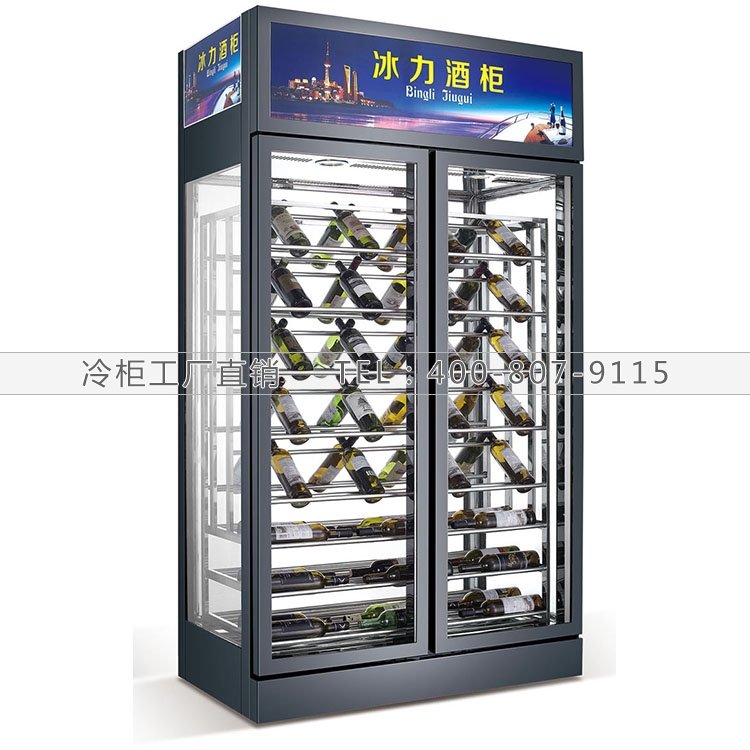 505四面玻璃156支红酒柜